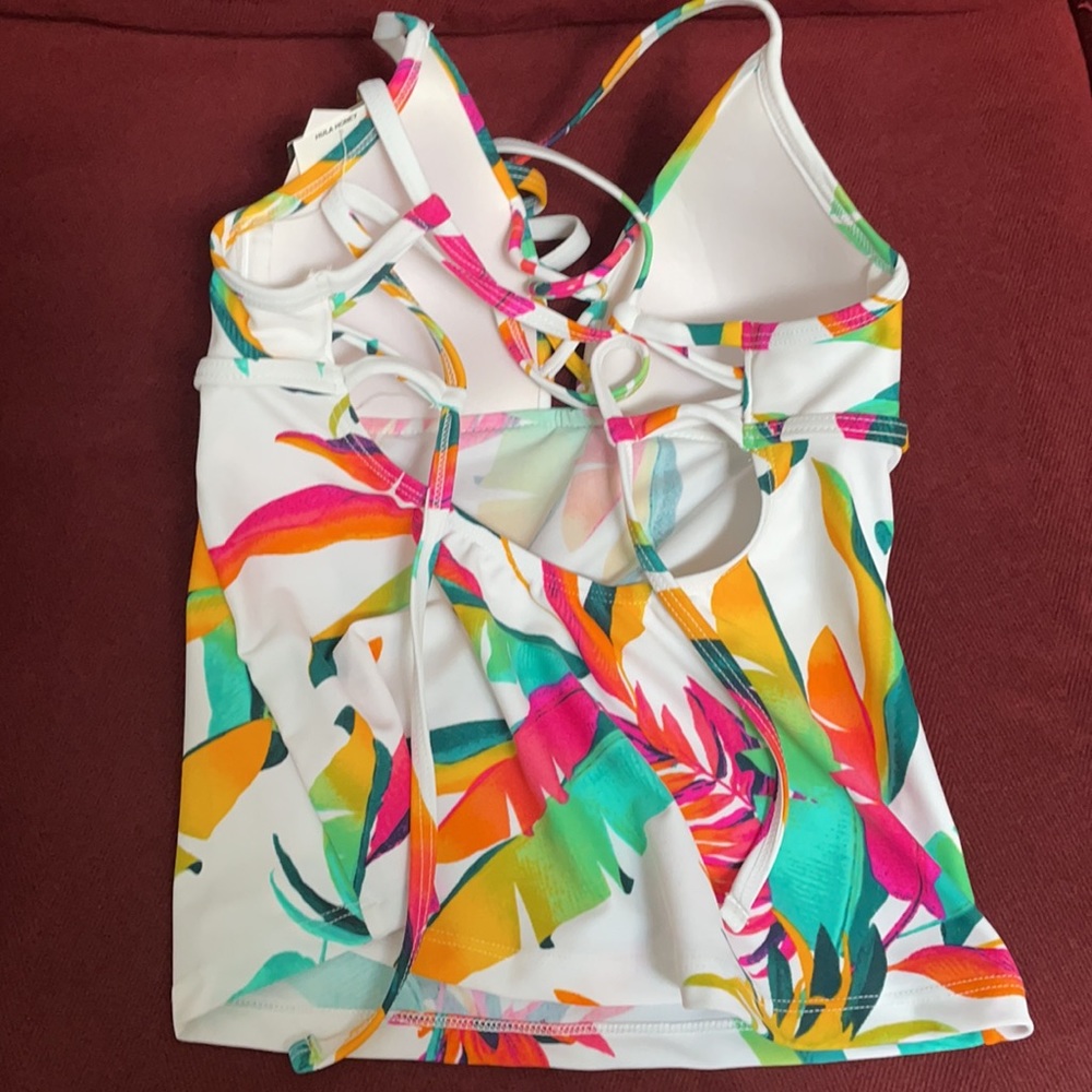 NWT Hula Honey White Push-up Bikini Tankini - XS - Picture 3 of 3